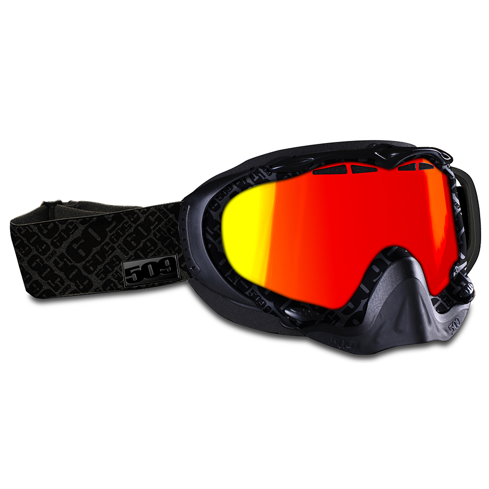 509 Sinister X5 Black Fire Youth Goggles Dual Pane Anti Fog Snowmobile Snowboard by 509