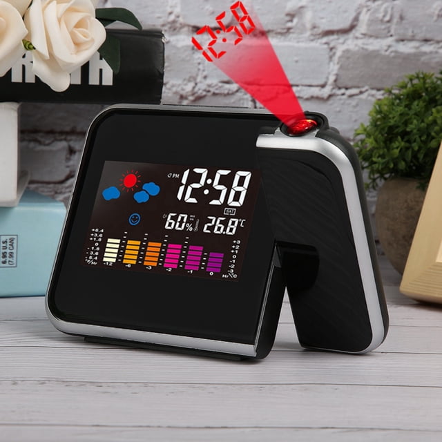 Despertador, Reloj Electrónico, Con Cable De Alimentación 180 Grados Ajustados Para El Dormitorio