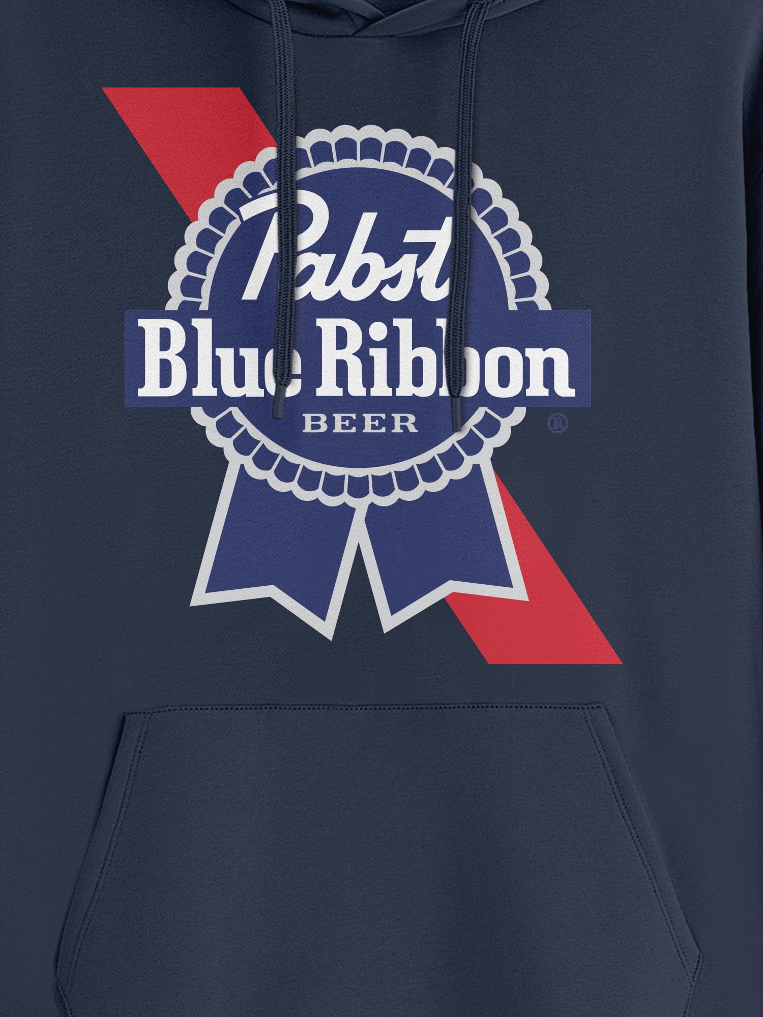 Pabst Blue Ribbon, Men's Apparel Graphic Hoodie Sweatshirt, All American, Sizes S-3XL