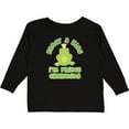 thumbnail image 3 of Inktastic Fancy a Kiss I'm Prince Charming Boys Long Sleeve Toddler T-Shirt, 3 of 5