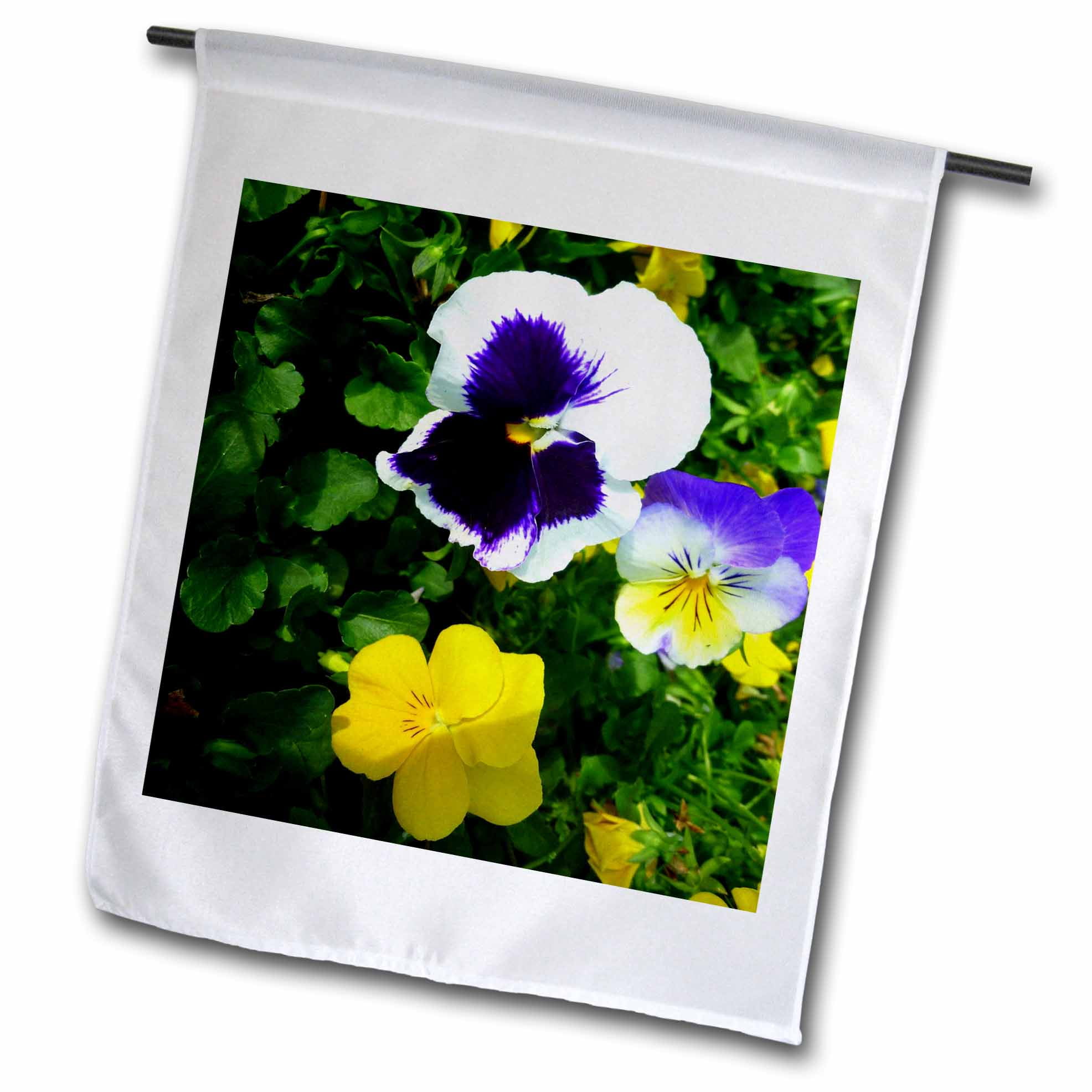 Royal Pansy Garden Flag