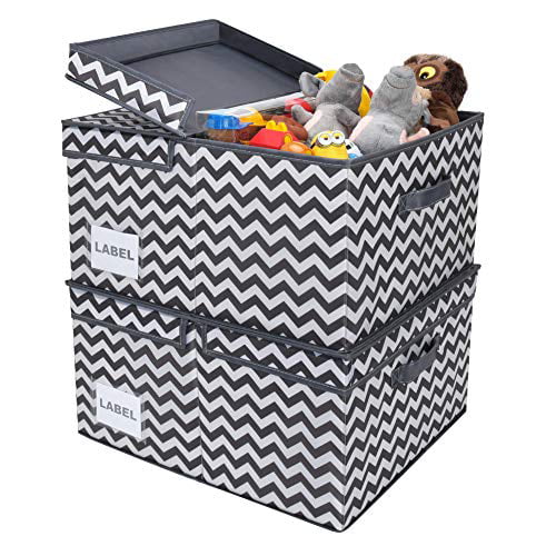 Large Storage Box with Double-Open Li Details about   GRANNY SAYS Fabric Storage Bins with Lids 