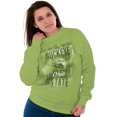 thumbnail image 2 of Ohio Cute State Flower Souvenir Women Crewneck Sweatshirt Brisco Brands X, 2 of 2