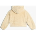 thumbnail image 2 of Koton Plush Hooded Sweatshirt Butterfly Embroidered Long Sleeve, EU 9 - 10 Years Size in Ecru for Girls, 2 of 3