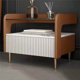 thumbnail image 3 of Modern Induction Light LED Night Table Drawer Game Storage Cabinet Bedside Silent Mobile Device Bedroom Schrank Furniture My Lux Decor Round, 3 of 7