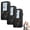 Black, variant on Dewlora 4-in-1 Co Detector, Dewlora Co Detector, 3-in-1 Gas Monitoring with a Visual Status Display, Ergonomic Design with Built-In Physical Audio Alert Component, Suitable for Indoor Use