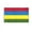 3x5 ft Polyester Flag, variant on AGAS Mauritius Flag 4x6 inch - 11" Plastic Pole 100% Polyester Stitched Edges Mauritian National Mini Flag on a Stick