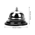 thumbnail image 2 of unbranded 2Ud Timbre Para Servicio De Metal Ideal Para De Comedor Hotel Y Uso En Casa, 2 of 5