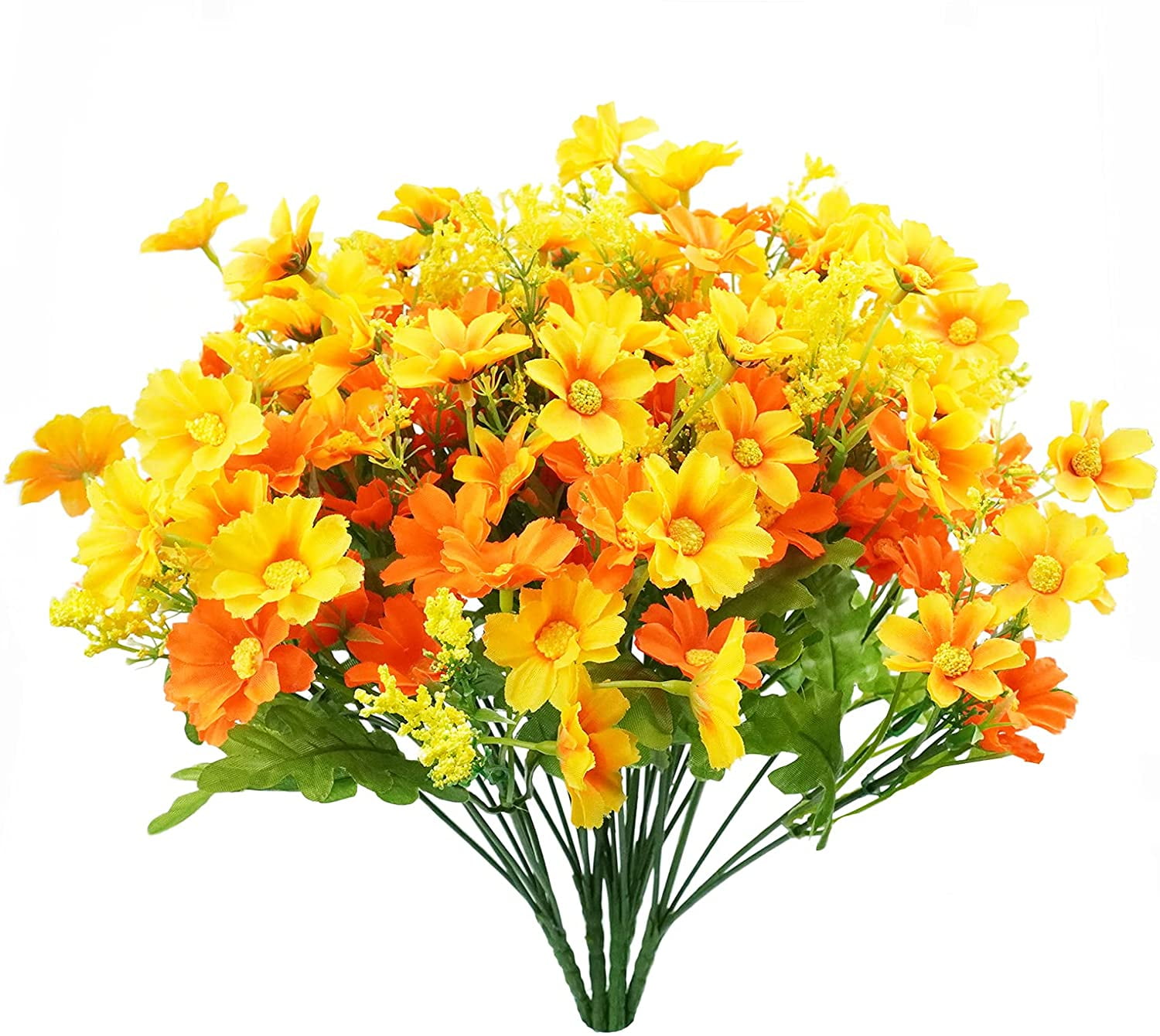 Well Love Artificial Flower 6 Bundles Home Greenery Shrubs Kitchen Wedding Party Garden Bushes Plants Office Indoor Outside UV Resistant Hanging Planter DIY Mini Rose Orange Gift Set Well Love Artificial Flower 6 Bundles Home Greenery Shrubs Kitchen Wedding Party Garden Bushes Plants Office Indoor Outside UV Resistant Hanging Planter DIY Mini Rose Orange Gift Set