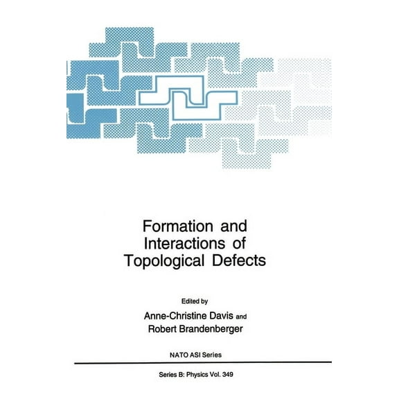 NATO Asi Series Formation and Interactions of Topological Defects, Book 349, (Hardcover)