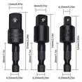 thumbnail image 6 of 6Pcs Right Angle Drill Attachment Set with 105° Angle Drill Adapter and Impact Grade Socket Adapter, 6 of 8