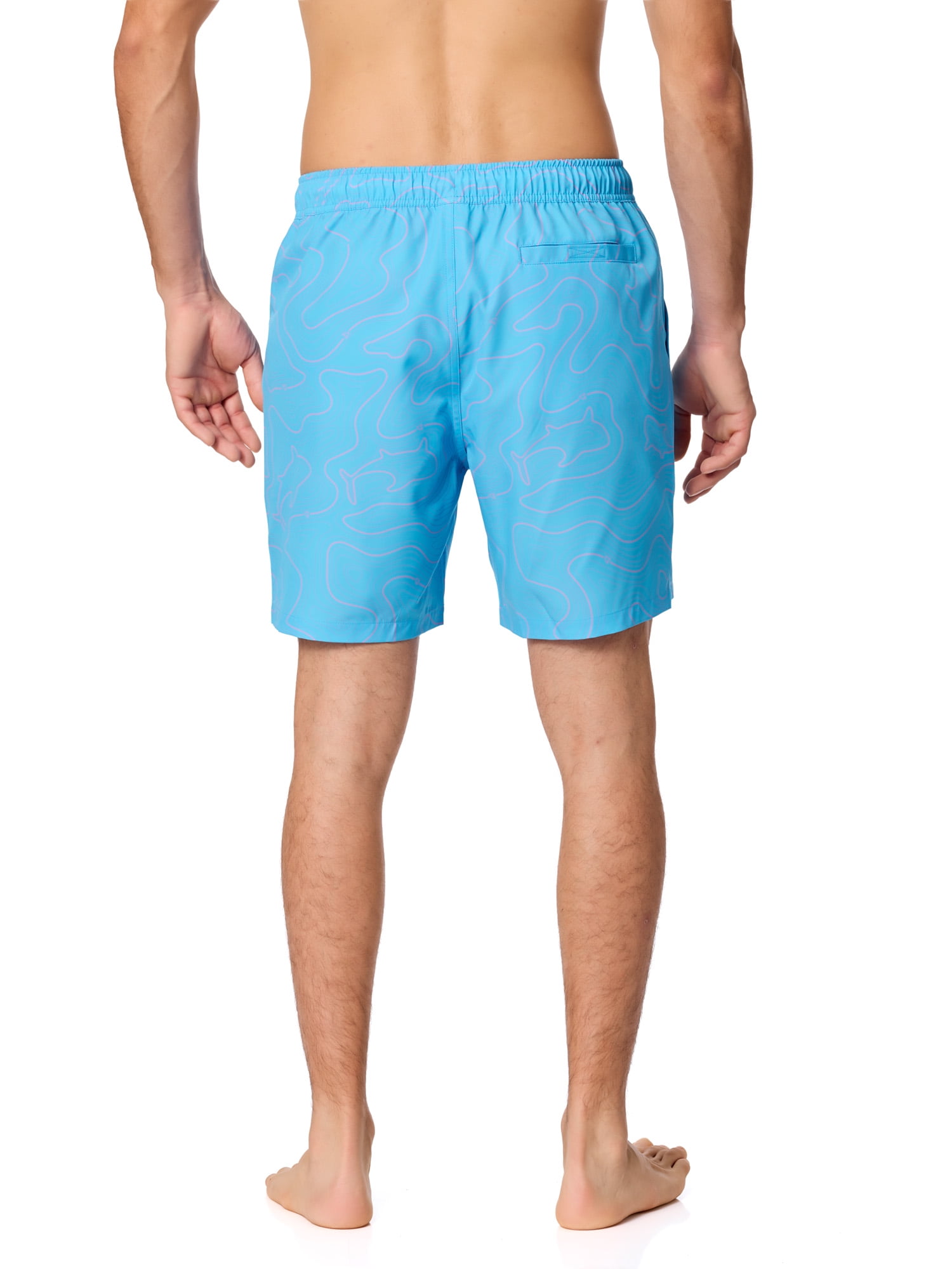 Rugged Shark Mens & Big Mens Swim Trunks, 7" Inseam, Sizes S-3XL