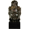 thumbnail image 2 of Oriental Furniture 16" Cambodian Buddha Head Statue, 2 of 2