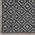 thumbnail image 4 of Well Woven Custom Size Runner - Choose Your Length - Piano Dark Grey Tribal Diamond Geometric 31 Inches Wide x 70 Feet Long Runner (31" x 70' Runner) Rug, 4 of 5