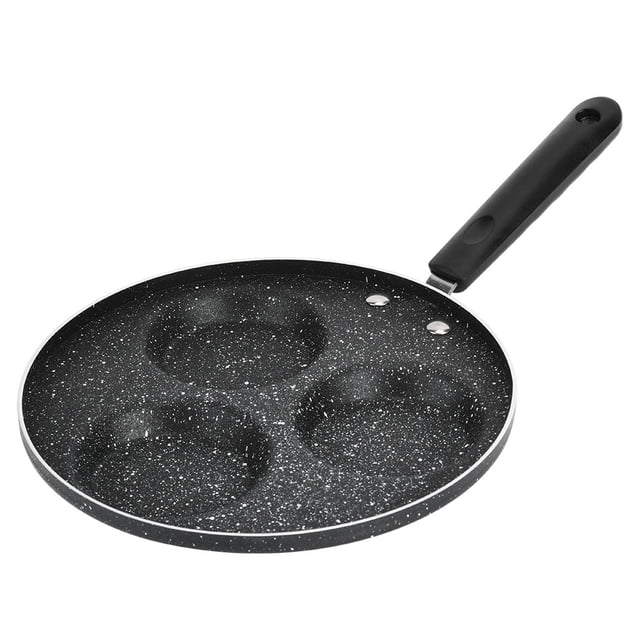 Nonstick Eggs Frying Pan, Non-Stick Pan with 3 Round Holes Egg Frying Pan for Home and Restaurant, Kitchen Cookware Breakfast Cooking Tool