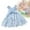 hwj# Blue498, variant on Huowey Toddler Girls Tutu Dresses Sequin Long Sleeve Ruffle High Waist Round Neck Patchwork Lace Bowknot Flower Pageant Party Wedding Princess Dress Spring Flowy Skater Dress,Pink,3-4 Years