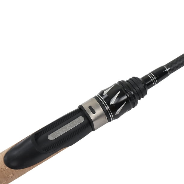 Carbon Fishing Rod, High Performance Travel Fishing Rod Comfortable Grip  For Small Bass 2.4m 