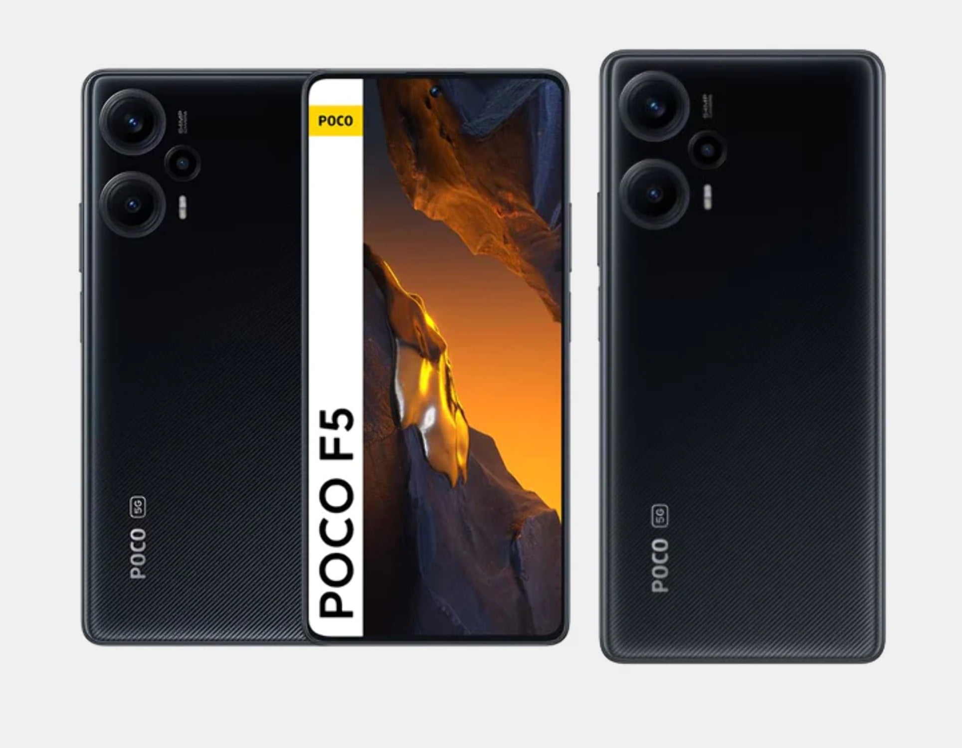 Xiaomi Poco F5 5G + 4G LTE 256GB + 12GB Global Version Unlocked 6.67 120Hz  64Mp Triple Camera (Tmobile Mint Tello Metro USA Market) + (w/Fast Car 51W