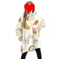 thumbnail image 1 of goowrom Pyjama pour Enfants Couverture Animale Réversible à Capuche Tenue d'Intérieur, 1 of 9