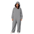 thumbnail image 6 of Unisex Adult Hooded One Piece Jumpsuit,Full Zip Long Sleeve Casual Onesie Halloween Pajamas for Loungewear Home Sleepwear for Men Women, 6 of 8
