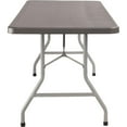 thumbnail image 4 of NPS BT3000 30x72" Modern Plastic Heavy Duty Folding Table in Charcoal Slate, 4 of 5