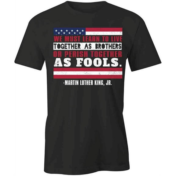 Live Together T-Shirt | Inspirational Quote Black Tee Gift