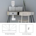 thumbnail image 3 of Electrical Outlet Expander, 3 Prong Power Socket Expander, Electrical Outlets Power Strip with 180 Degree Rotating Base, Extends 22 to 34 Inch, 3 of 7