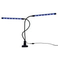 Great Value 2Head Flexible LED Clamp Grow Light, 10W Selectable Spectrum, 4.75"