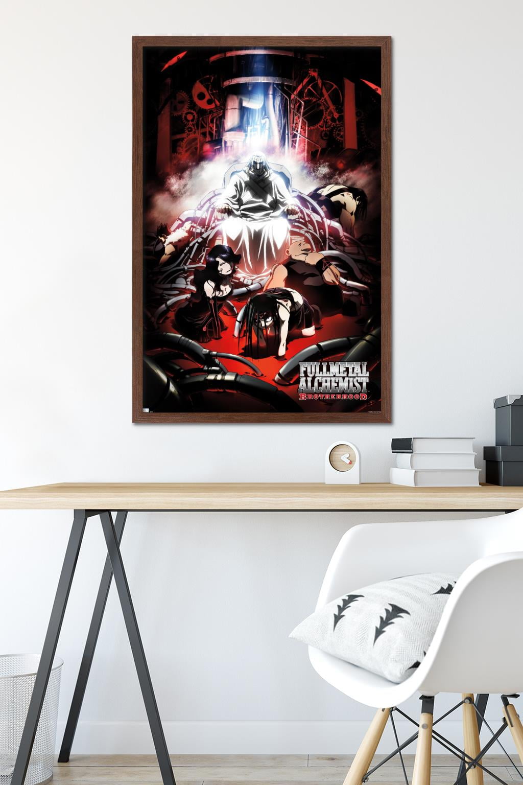 Trends International Fullmetal Alchemist: Brotherhood - Key Art 3 Framed  Wall Poster Prints Black Framed Version 14.725 X 22.375 : Target