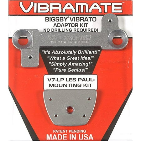 Install Bing V7-LP Mounting Kit for Bigs B7 Carved Top Les Paul Guitars, Chrome, Now you can install a Bigsby Vibrato on your carved top Les Paul guitar without.., By Vibramate ()