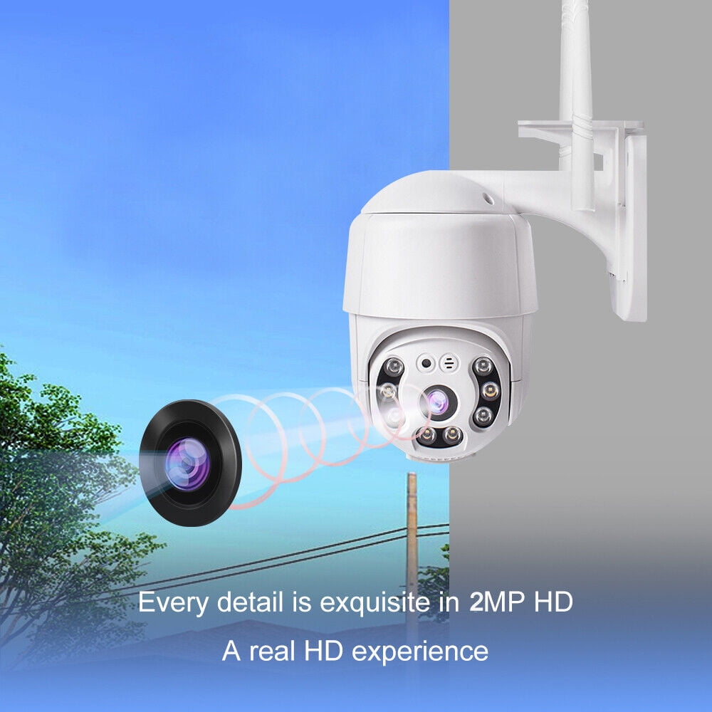 1080P HD WIFI Camera Wireless Outdoor CCTV IP PTZ Smart Home Security IR Cam US