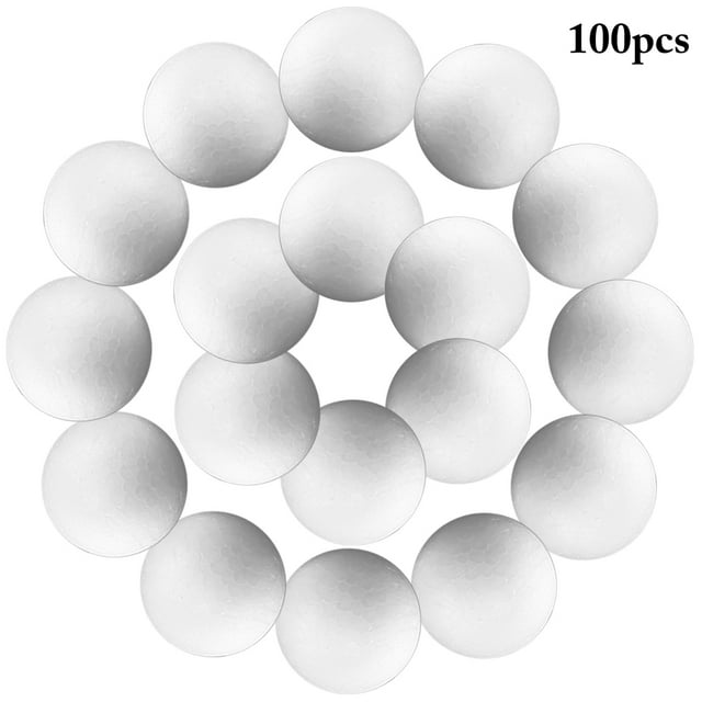 Coofit Foam Balls Multifunctional Styrofoam Balls White Foam Balls for DIY Craft