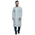 thumbnail image 1 of Atasi Kurta Longue en Coton Imprimé pour Hommes, Pyjama Kurta Décontracté, 1 of 5