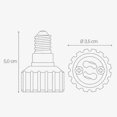 thumbnail image 5 of 4x Socket Adapter - E14 To Gu10 Socket Converter - Bayonet Base Lamp Holder Adapter For Halogen Led Bulb, 5 of 5