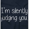 thumbnail image 2 of Silently Judging You Funny Humor Toddler Boy Girl T Shirt Infant Toddler Brisco Brands 18M, 2 of 6