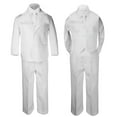 thumbnail image 3 of Boy Kid Formal 1st Communion Christening Baptism White Tuxedo Suit Stole Sm-20, 3 of 6