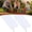White, variant on Imitation Stone Garden Fence - DIY Garden Edging Border, Decorative Landscape Edging Interlocking Plastic Lawn for Flower Bed, Pathway, DIY Outdoor Yard Decor, Weather Resistant (10, Brick Red)
