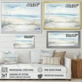 thumbnail image 4 of Designart "Serene Beach Horizon In Soft Colors III" Coastal Minimalism Floater Framed Wall Decor, 4 of 5