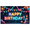 1A-180X110cm, variant on Neon Light Banner Colorful Flag Birthday Party Cake Decoration for Kids Celebration Indoor Event