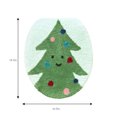 thumbnail image 1 of Holiday Time - Christmas Tree 2-Piece Polyester Holiday Bath Rug Set w/ Contour Rug & Toilet Cover, 1 of 9