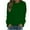 Army Green, variant on Jsaierl Womens Sweatshirts Plus Size Solid Color Graphic Sweatshirts Round Neck Dressy Casual Sweater Tops Workout Long Sleeve Blouses Fall Fashion 2024