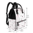 thumbnail image 2 of Disketp Cute Poodle Dog Mochila de Pañales de Gran Capacidad con Múltiples Bolsillos, Mochila de Viaje Multifuncional para Bebé, Unisex, Moderna y Resistente, 2 of 6