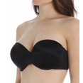 thumbnail image 2 of MAIDENFORM Black Smooth Luxe Extra Coverage Strapless Bra, US 34C, UK 34C, NWOT, 2 of 4