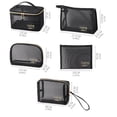 thumbnail image 3 of YIGSECU Clear Mesh Travel Cosmetic Organizers Bag Large Capacity Waterproof Portable Makeup Storage Pouches for Trip, 3 of 13