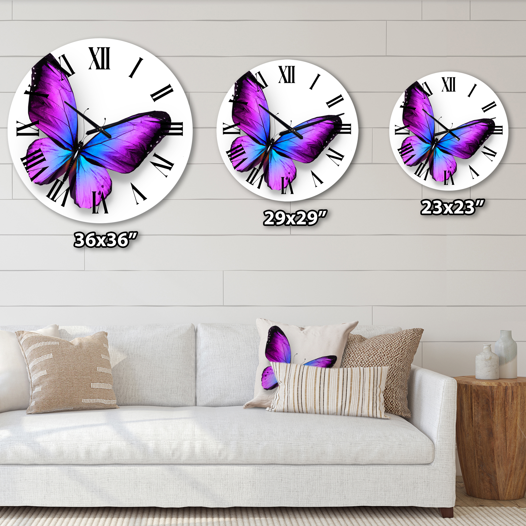 Designart 1 in Quartz Modern/Contemporary Wall Clock