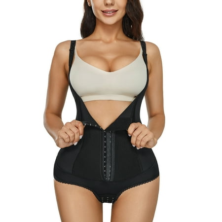 

Molutan Waist Trainer Corset Tummy Tuck Shapewear Bodysuit for Women Underbust Faja Full Body Shaper Butt Lifter Control Panties