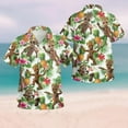 thumbnail image 2 of Disney Baby Groot Flower Hawaiian Shirt, Guardians Vacation Tee, 2 of 6