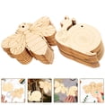 thumbnail image 6 of UPGRATOR Wood Cutouts for Crafts Unfinished 20pcs Light Yellow Bee Shape Diy Craft Supplies 9x7in, 6 of 6