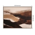 thumbnail image 5 of Kate and Laurel Framed Canvas Wall Art Print Pathway I by Amy Lighthall, 42 x 32 Sylvie Dark Gold Frame, Modern Contemporary, Landscape Art for Wall Decor, 5 of 8