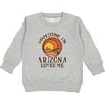 thumbnail image 2 of Inktastic Someone in Arizona Loves Me Toddler Sweatshirt, 2 of 4